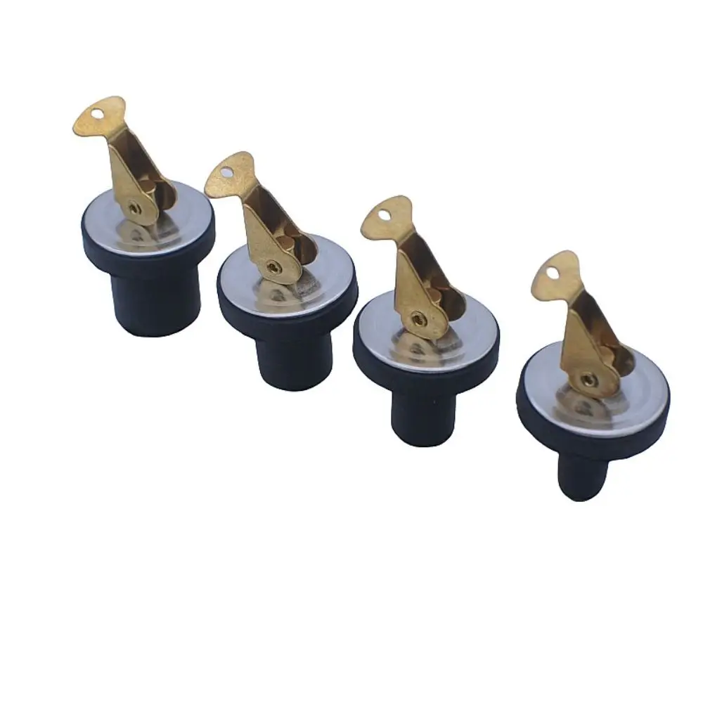 Durable Yacht Compression Drain Plug Boat Accessories Tools Rubber Seal Plug Marine Brass Screw Type Plug