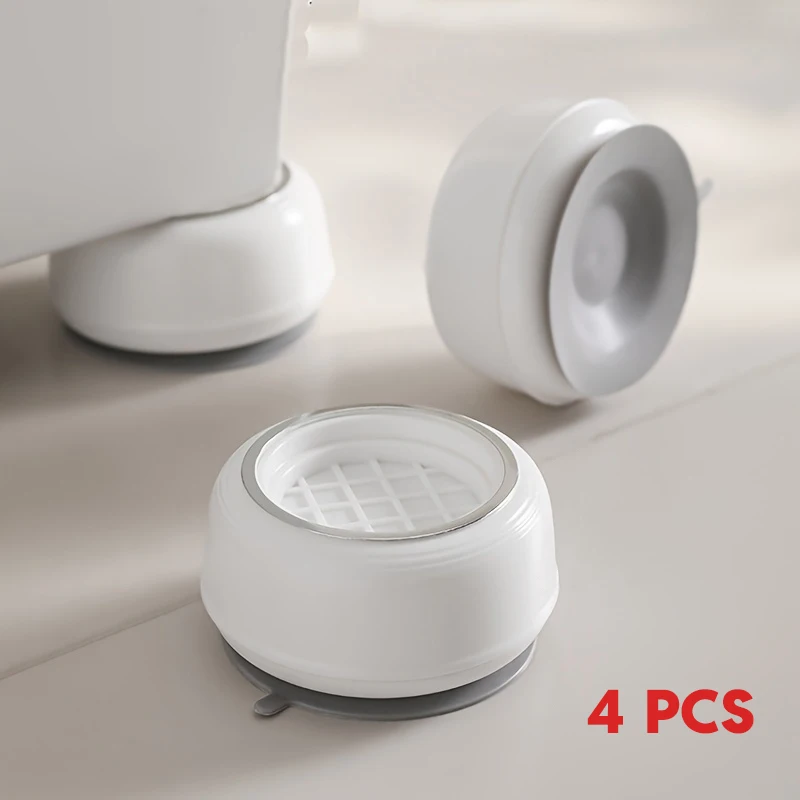 4Pcs Washing Machine Anti-Vibration Pads Furniture Risers Universal Foot Pads for Washing Machine Bases Fixed Non-Slip Pads