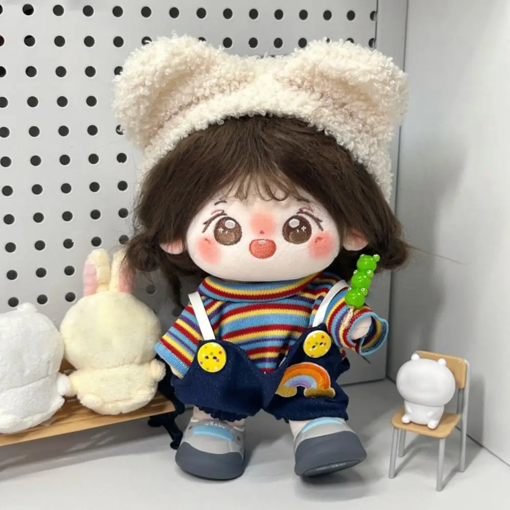 Zestaw ubranek dla lalek DIY 20 cm, kolorowe, kreskówkowe, miniaturowe sukienki, urocze ubranka dla lalek BJD