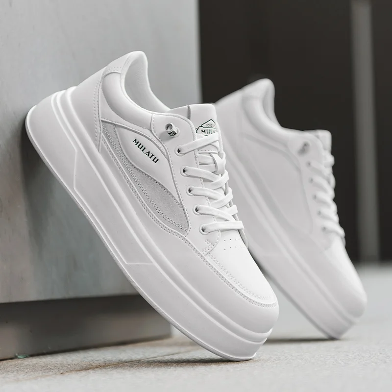 2025 Men's New Autumn White Sneakers - Breathable Casual Shoes, Couple Style, Trendy & Best Selling