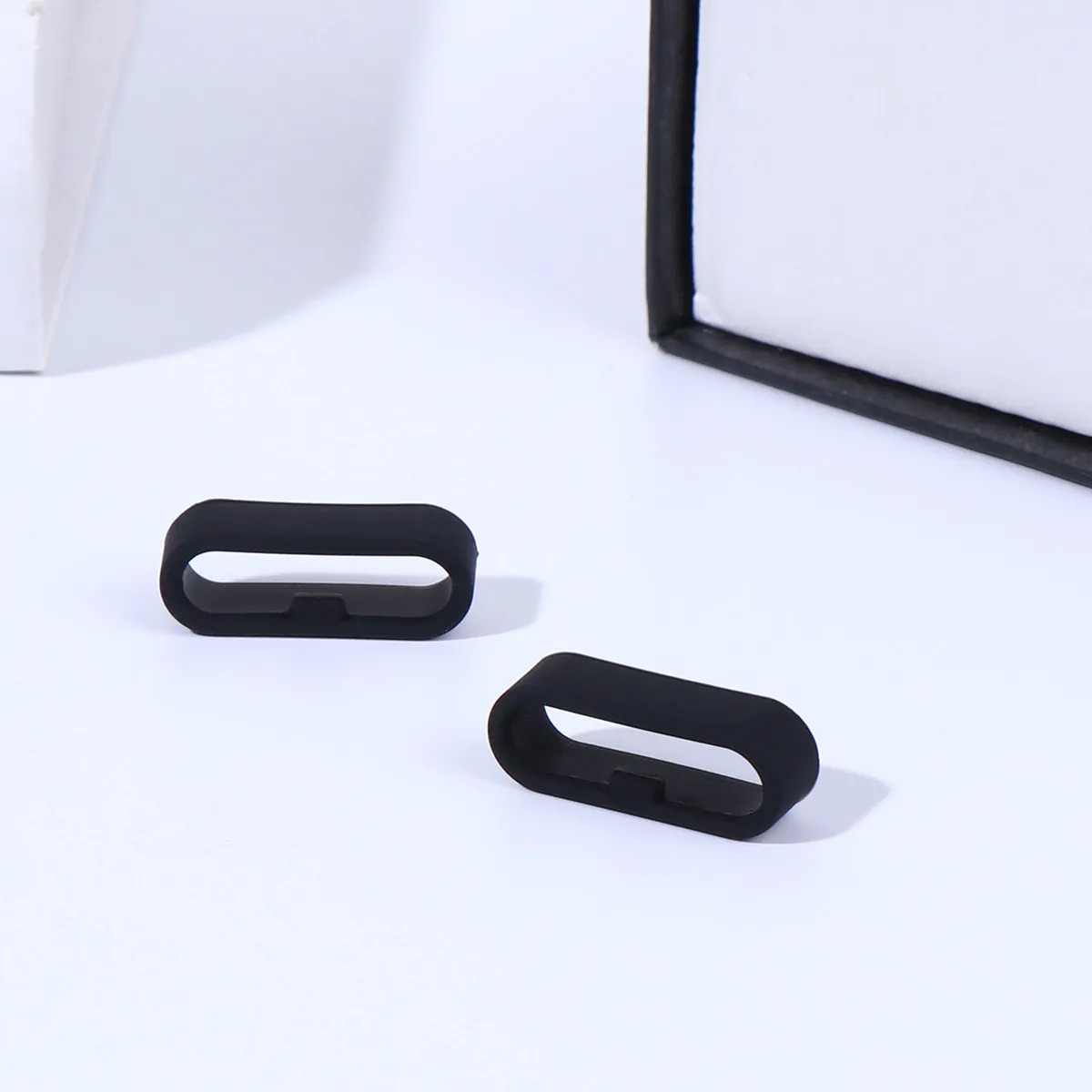 20Pcs Watchbands Buckle Holder Silicone Retainer Rings Secure Anti-Slip Replacement Strap Clasp Lightweight Watch Fasteners