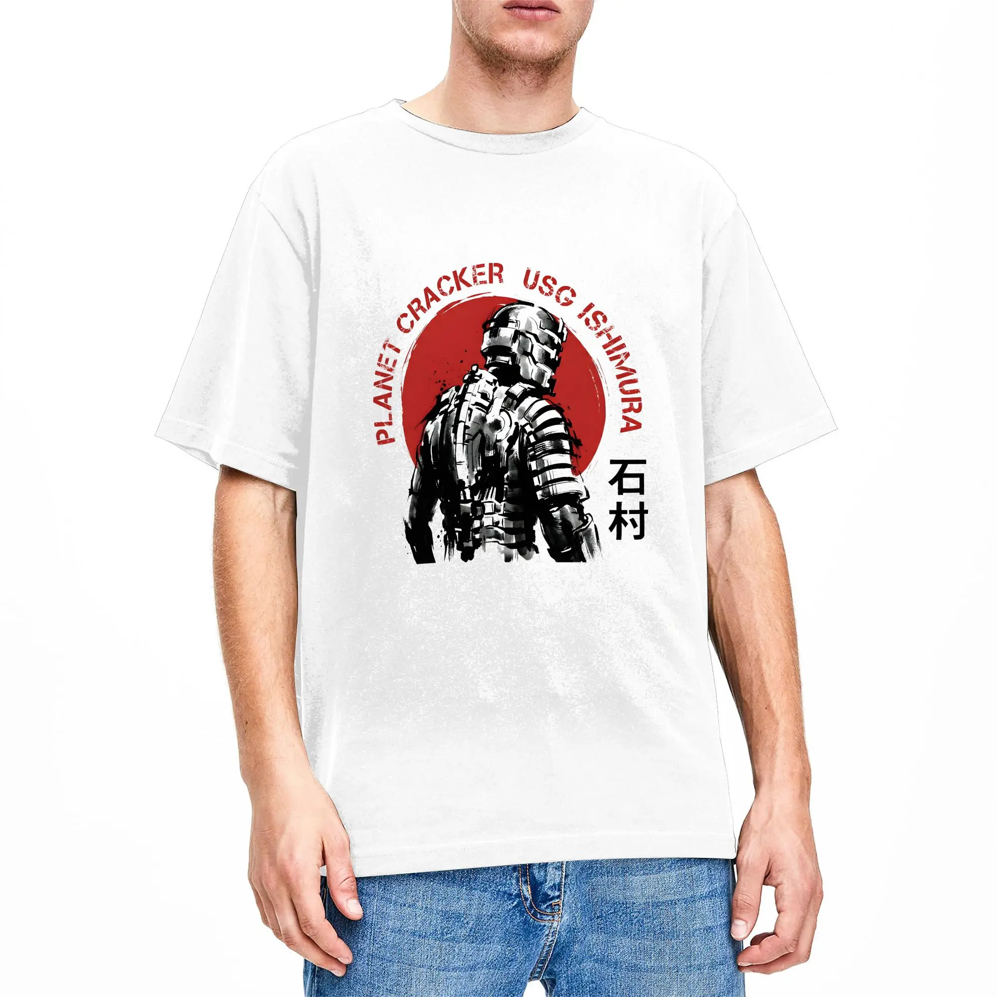 Dead Space Isaac Clarke Video Games T-Shirt For Men Women Cotton Top Tee Ullzang  Round Neck Short Sleeve