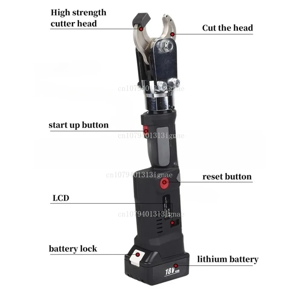 

Аккумуляторные кабелерезы ES-30C для медных и алюминиевых кабелей, гидравлические ножницы для резки проводов, портативные малые ножницы ES-300-30