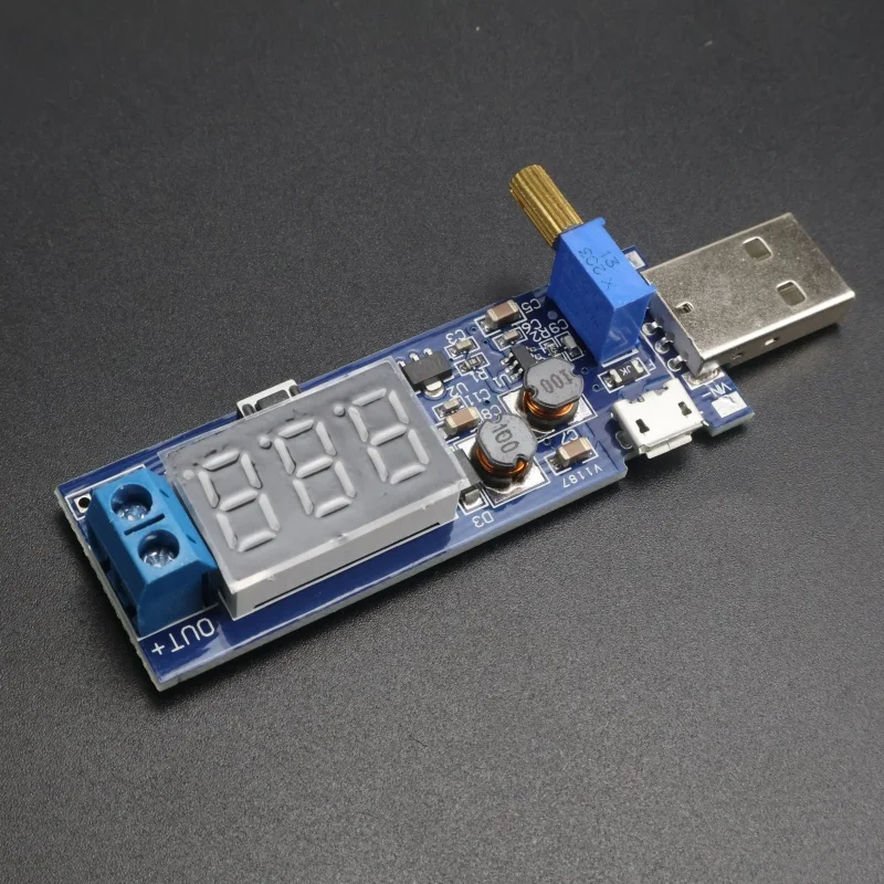 DC-DC USB Step-Up/Step-Down Netzteil Spannungsreglermodul 5V bis 3,3V 9V 12V 24V Konverter Ausgang DC 1,2V-24V