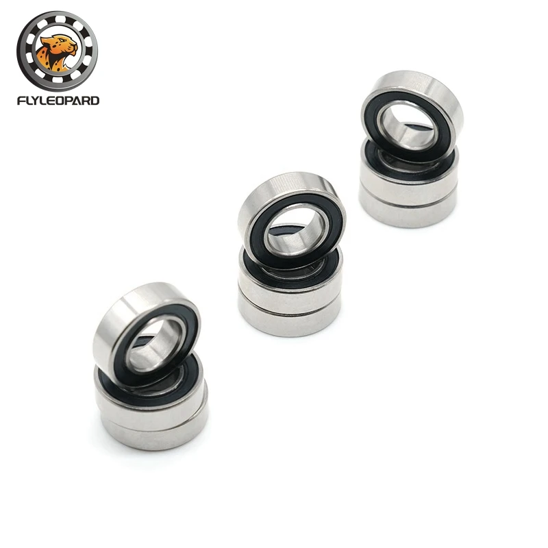 10PCS 699RS Bearings 9x20x6 mm ABEC-7 Shaft Ball Bearing Parts For Hobby RC Car Truck Black Sealed 699rs 699-2RS