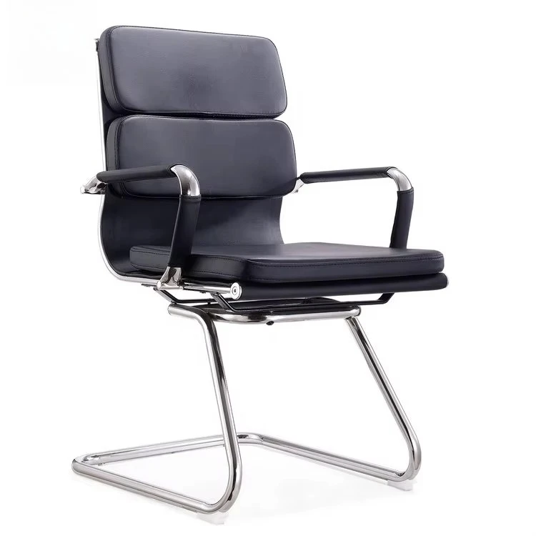 ✗x Durable  Better Price Ergonomic Executive Swing Office Black Leather Chair Ergonomic Desk Chair Adjustable Computer Chair&