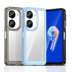 For Asus Zenfone 10 Case Asus Zenfone 9 10 Cover TPU Border Acrylic Backplane Protective Phone Cases For Asus Zenfone 10 9 Funda