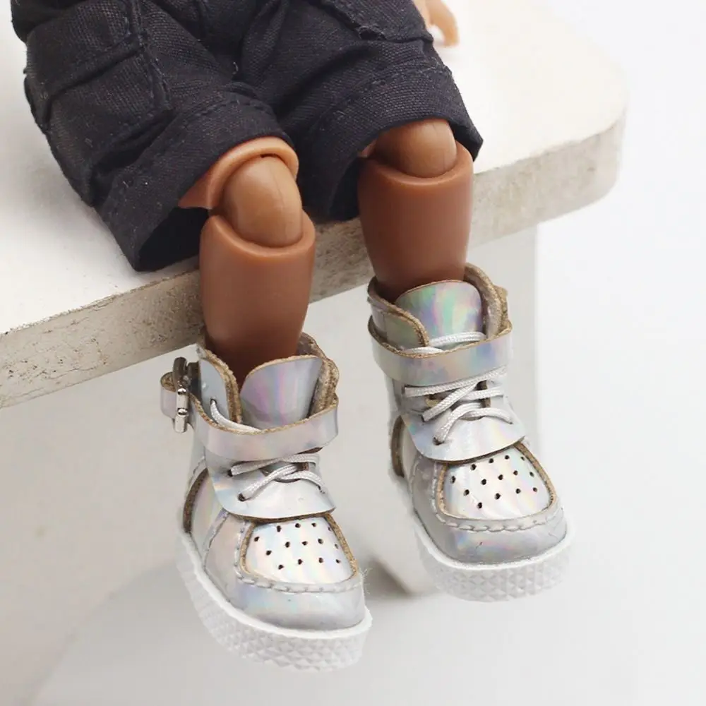 DIY Buty dla lalek Obitsu 11 typu high-top, sneakersy w stylu high street, buty dla lalek BJD 1/12, mini wielokolorowe buty casual dla lalek BJD 1/12, Holala