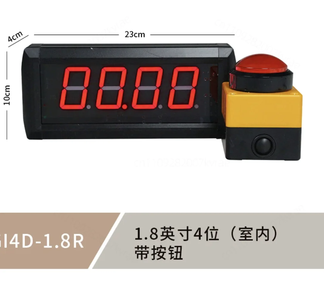 2026 Push Button Control Digital RED LED Display 10 Seconds Challenge Timer Clock for Party Game