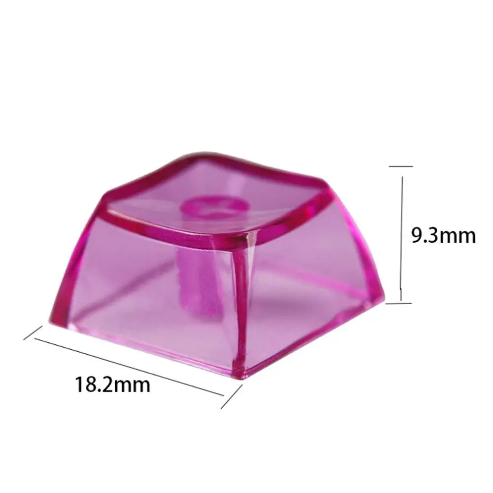 XDA2 Keycaps PC Colorful Transparent Mechanical Keyboard Caps Blank Customized Gamer Crystal Keycaps For Mx Switches