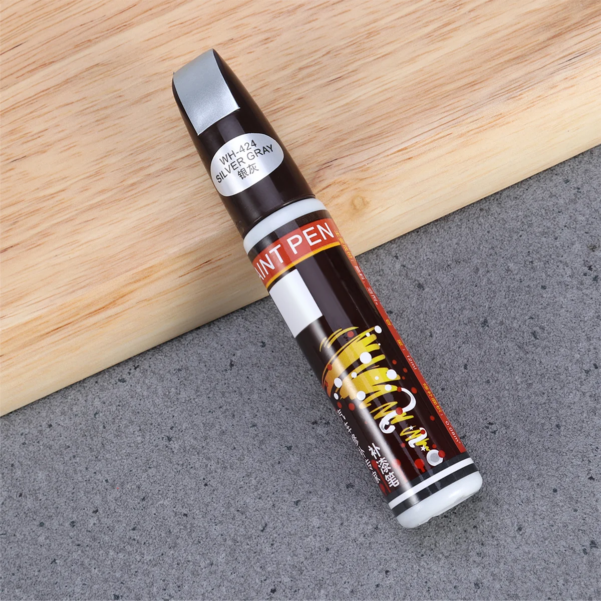 

Car Auto Scratch Repair Pen Silver Grey Permanent Odorless Water Resistant Car Paint Up Scratch Remover