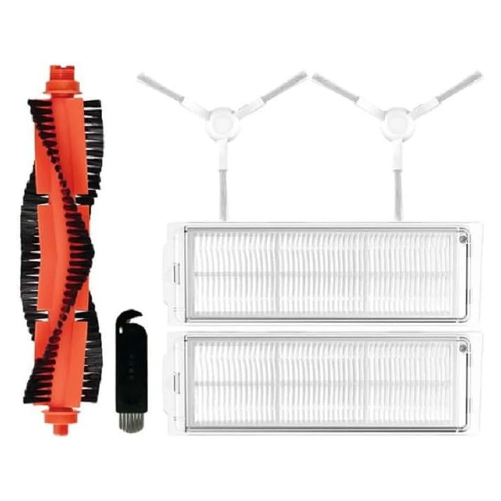 Xiaomiロボット掃除機Mop 2S / Mop P / Mop Pro / XMSTJQR2S / STYTJ02YMロボット掃除機用AB43メインサイドブラシHepaフィルター