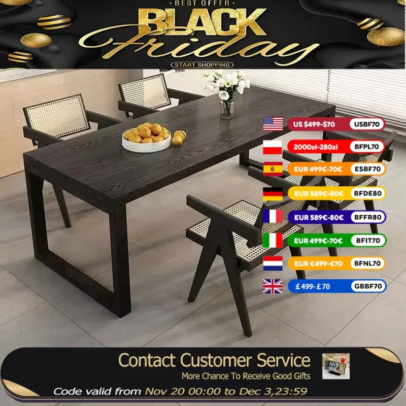 

Study Italian Dining Tables Reading Waterproof Natural Kitchen Dining Tables Wooden Modern Nordic Tavola Da Pranzo Furniture