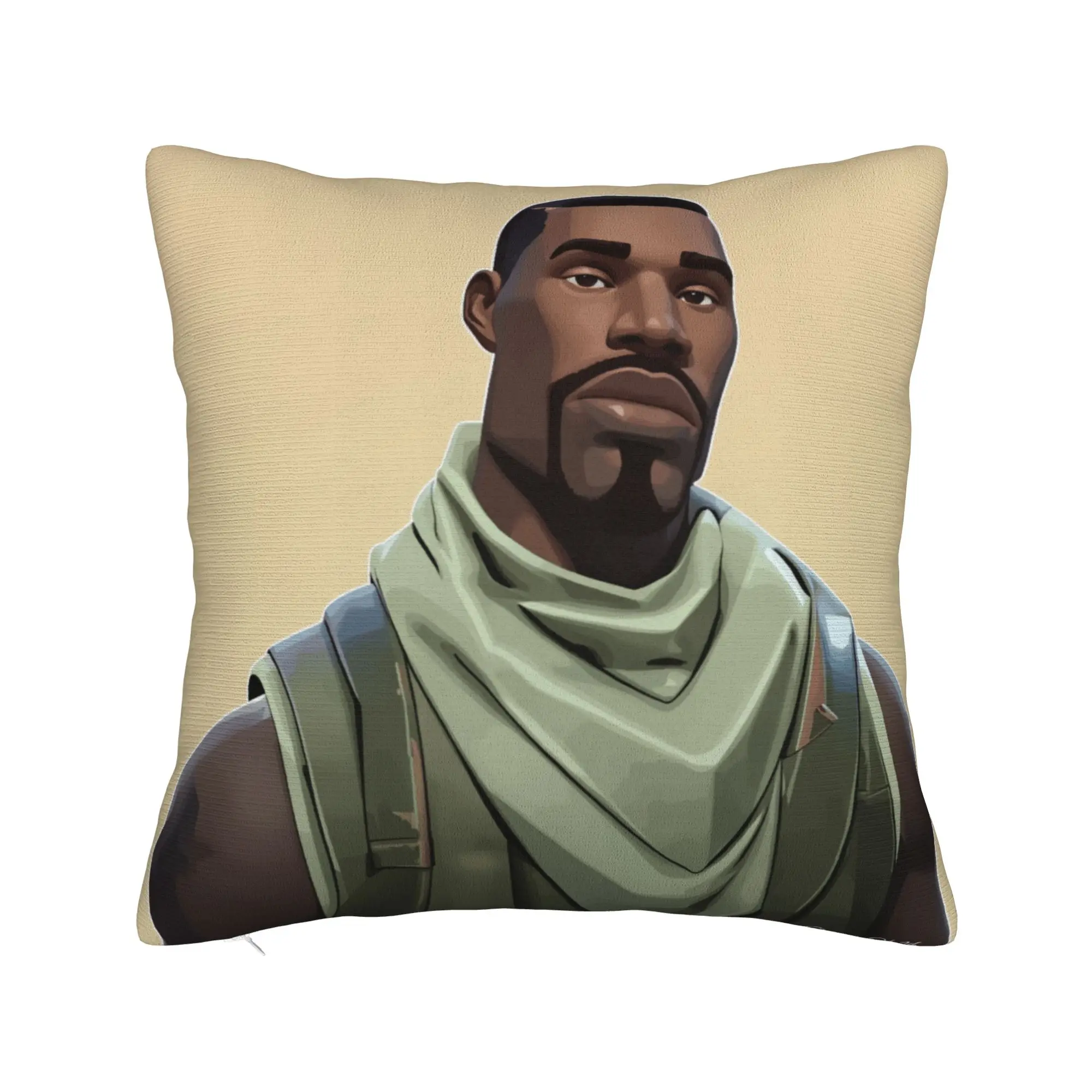 Funny Kanye West Meme Pillow Case  Comfy Pillow Cover For Living Room Sofa Novelty Pillowcases