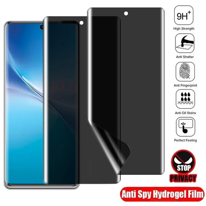 

1-2pcs Privacy Hydrogel Film for Vivo V60 V50 V40 V30 V29 Lite V27 Pro V50e V40e V30e Anti-Spy Screen Protector Not Glass