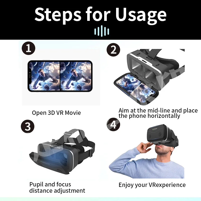 G15 IMAX Giant Screen Virtual Reality Glasses HD 3D Movie Goggles Cardboard Box VR Helmet for 4.7-7" Phone,Support Game Joystick