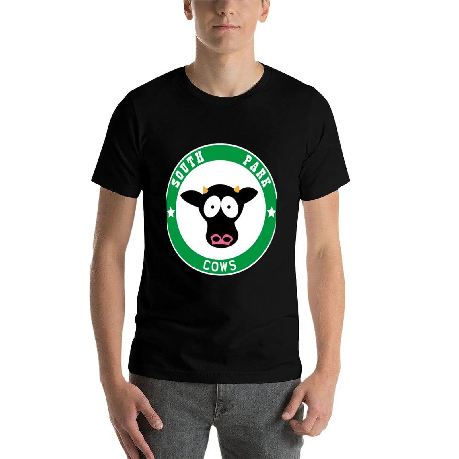 South Park Cows T-Shirt Street Art Print Tee Shirt view 3