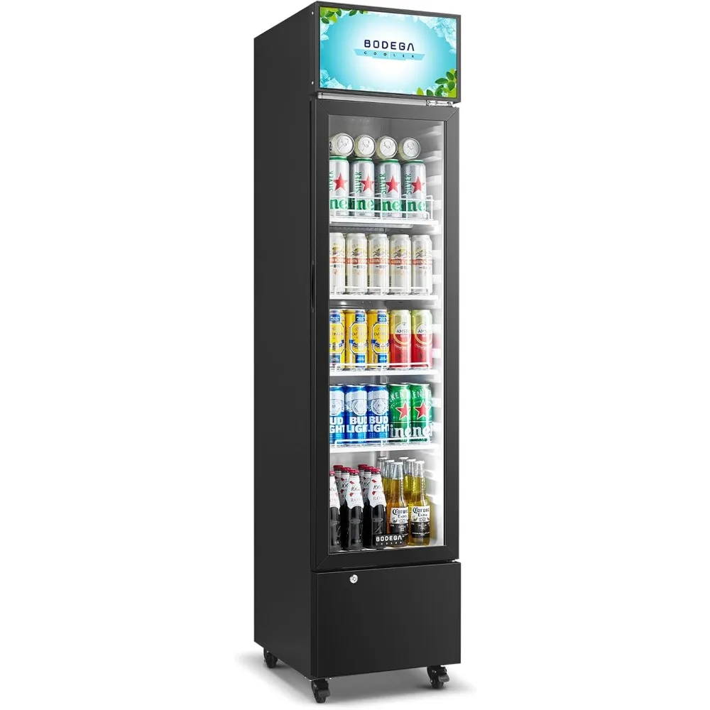 

Beverage Refrigerator and Cooler, 7.71 Cu. Ft Commercial Refrigerators for Drink, Beer, Tall Commercial Cooler for Beer