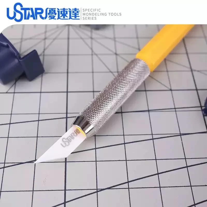 

Ustar UA91902 Ceramic Pen Knife for Military Model Nub Marks Remove Carving/Trimming/Scraping Tool Knife Modeling Hobby DIY