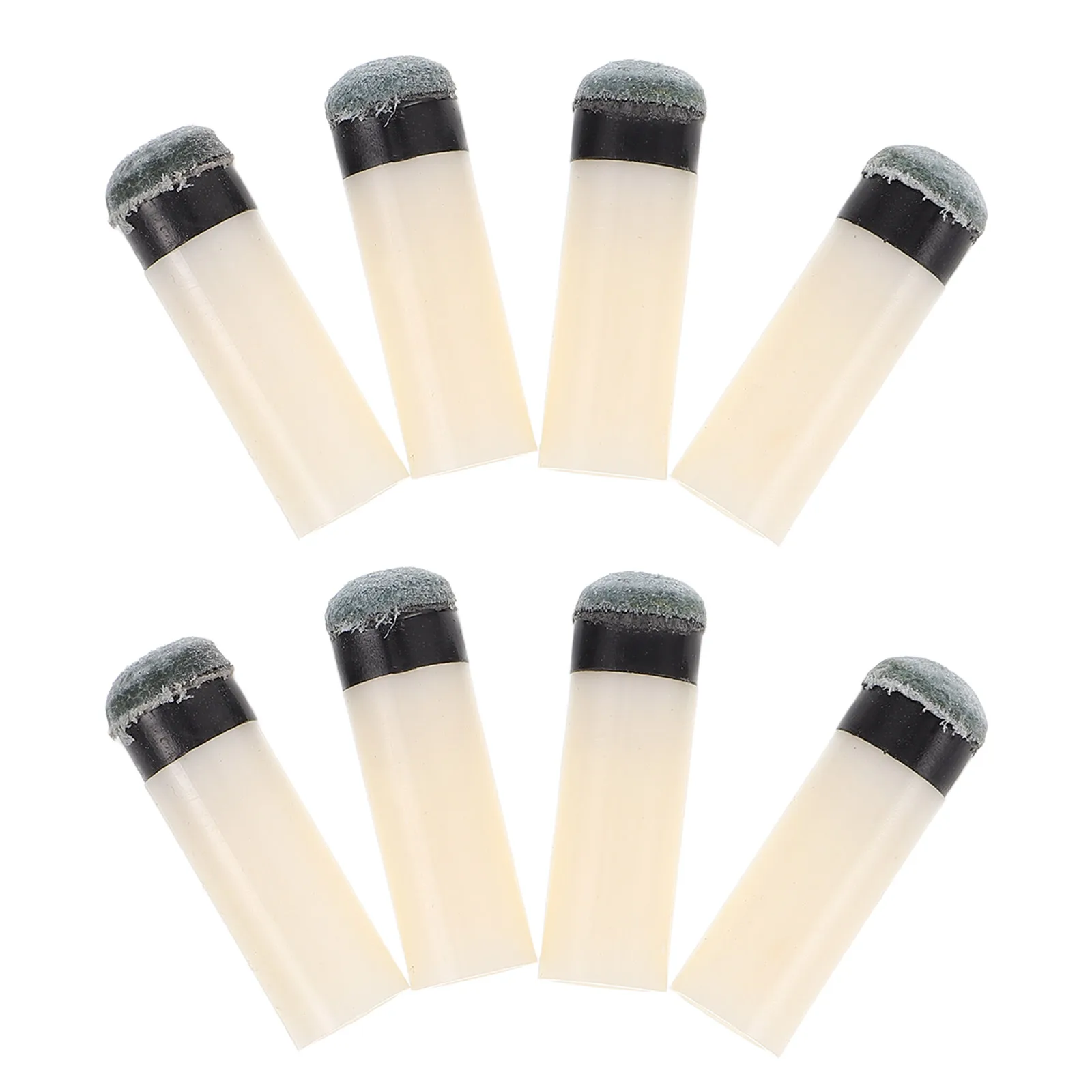 

8pcs Pool Replacement Kit Screw On Plastic Tips For Billiard Sticks Portable Billiards Accessories Repair Equipment Pool Stick