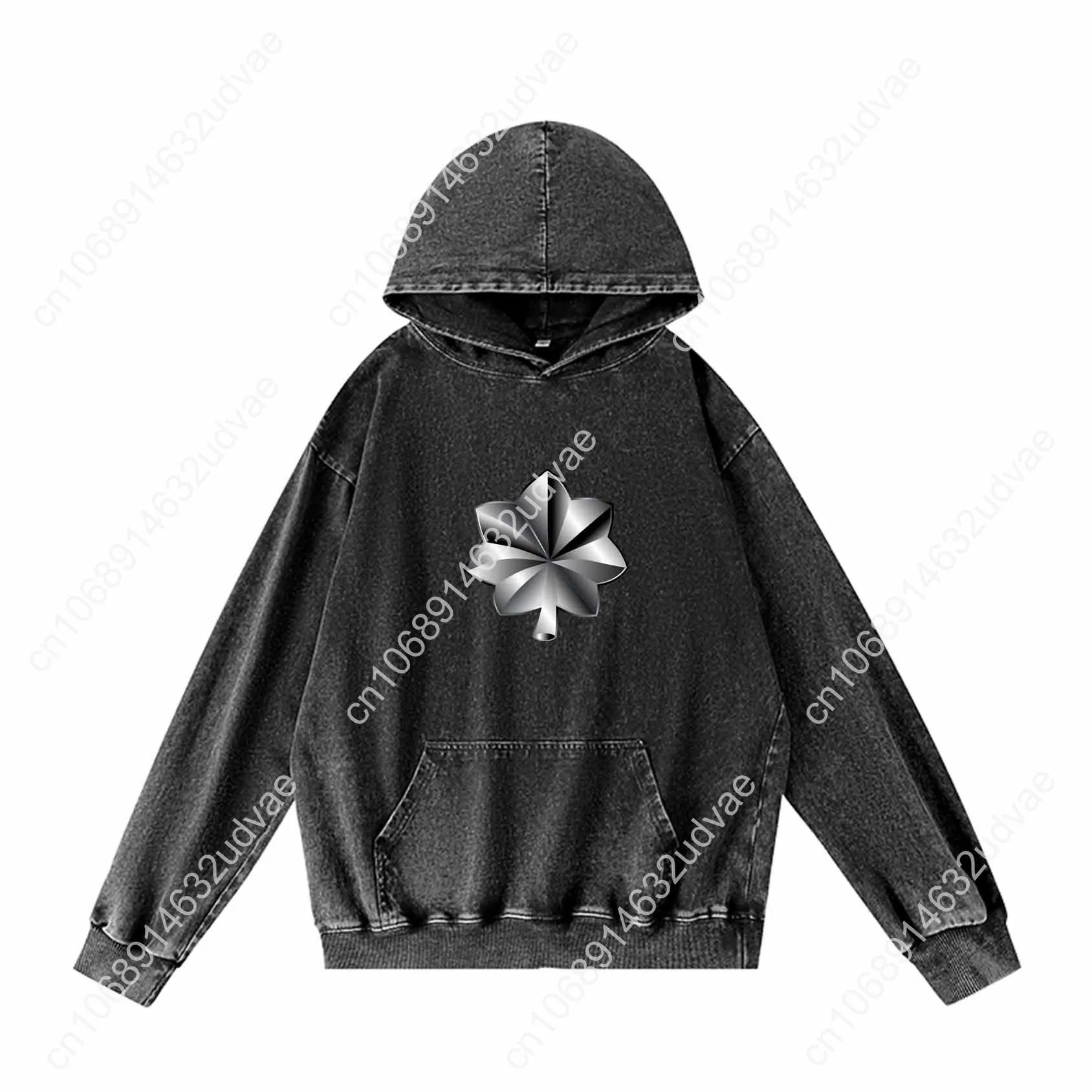 Lieutenant colonel Hoodies Retro Hooded Sweatshirt Man Woman Teenager Vintage Pullover Sweat Shirt with Pocket Customized Tops