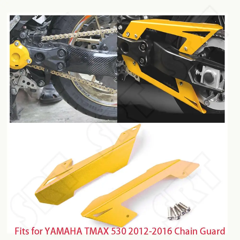 

Fits for Yamaha TMAX XP 530 XP530 ABS T-MAX530 2012 2013 2014 2015 2016 Motorcycle Chain Guard Trim Panel Protective Cover Kits