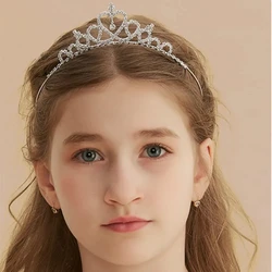 Happy Birthday Crystal Rhinestone Crown Hair Bands For Kids Girl Prom Headband Wedding Prom Gift Tiaras Hair Jewelry Accessories