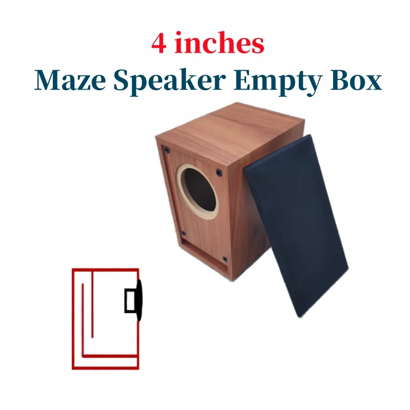 

4-inch Full Range Speaker Empty Box,Passive Speaker Housing,2Piece Subwoofer Empty Box,DIY Speaker Box,Mid-bass Sound Box
