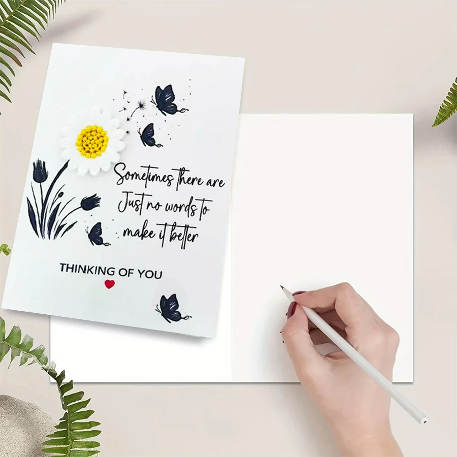 3D Flower Sympathy Card 