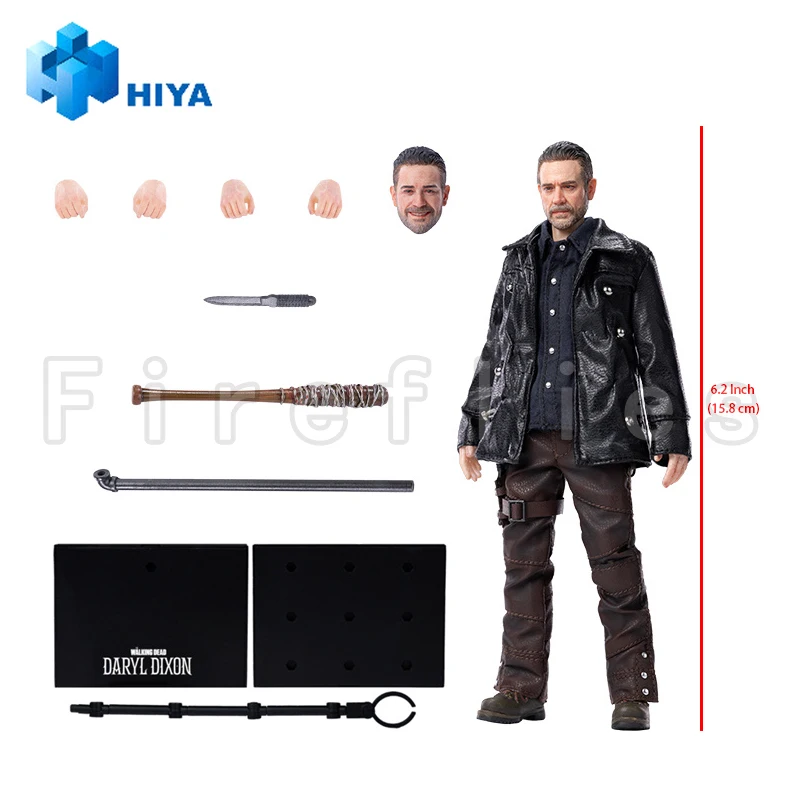 [Pre-Order] 1/12 HIYA 6nch Action FigureประณีตSuper Series The Walking Dead Dead City Neganอะนิเมะรุ่นของเล่น