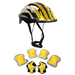 Conjunto de casco de seguridad para niños y niñas, rodilleras y coderas adecuadas para ciclismo, bicicletas de equilibrio, patinaje sobre ruedas, ATV, BMX 456789101112