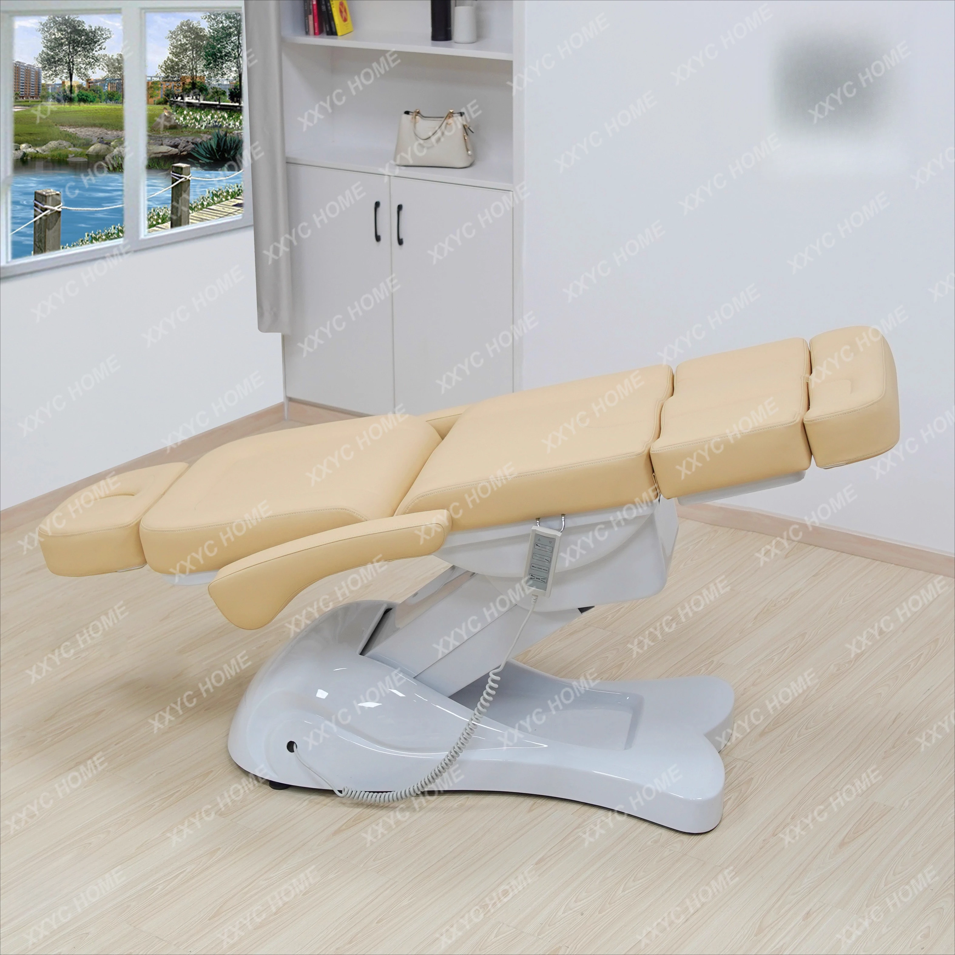 AA Lettino di bellezza Fisioterapia Riabilitazione Letto multifunzionale di sollevamento Lettino da massaggio micro-livellante Elettrico