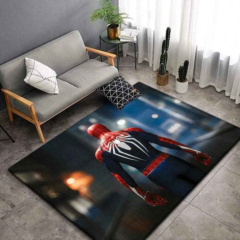 Spider man the hottest movie Carpet, Living room Bedroom floor mat Kitchen mat Bedroom Mat,bedroom  birthday gift Yoga mat,