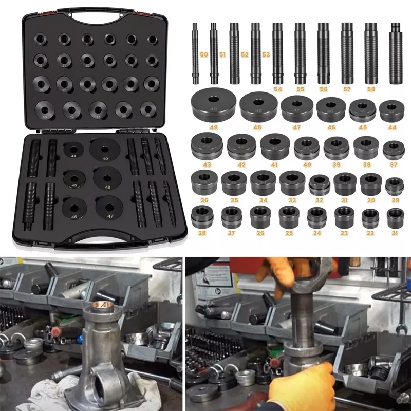 

Master Bushing Seal Driver Set K&K Kent-Moore SPX T-0220-39 For Chrysler GM Ford Transmissions Installer Remover Tool Kit
