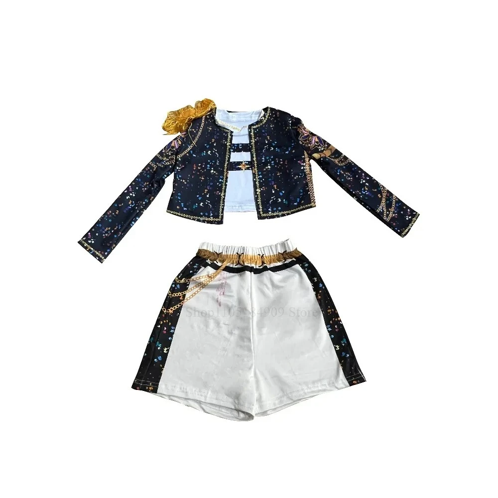 2025 HOT Mira Zoey Rumi Popular Costumes Children's Girls Movie Role Prints Cosplay Costumes Carnival Party Costumes Huntrix Set - Image 4