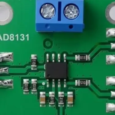 RF Testing Module AD8131 Differential Amp Module For Critical Signal Tasks Compact PCB Design Low Distortion Signal