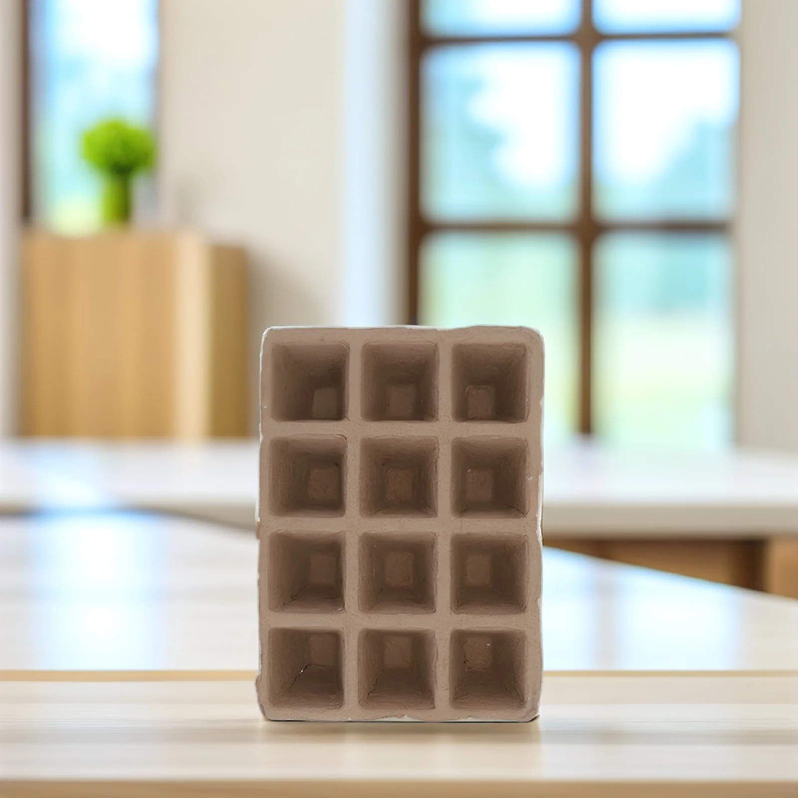 1 セットパルプ苗ポット生分解性植物苗床容器家庭園芸用防湿保温通気性