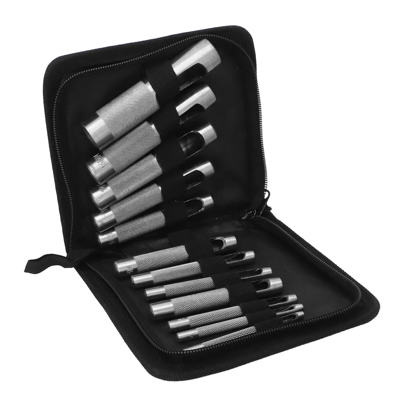 

12/15pcs Leather Hole Punch Round Hollow Belt Hole Puncher For Belt Watch Band Gasket Cloth Punching Tool 3-16 3-19 3-25mm