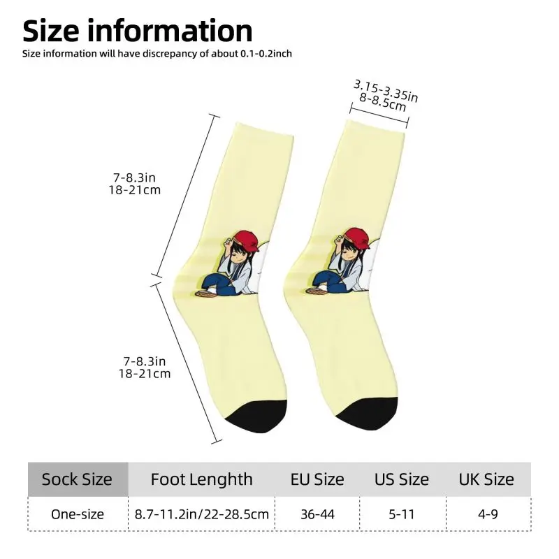 مخصص G-Gintamaes الكرتون اللباس الجوارب للرجال النساء الدافئة الأزياء الجدة طاقم الجوارب