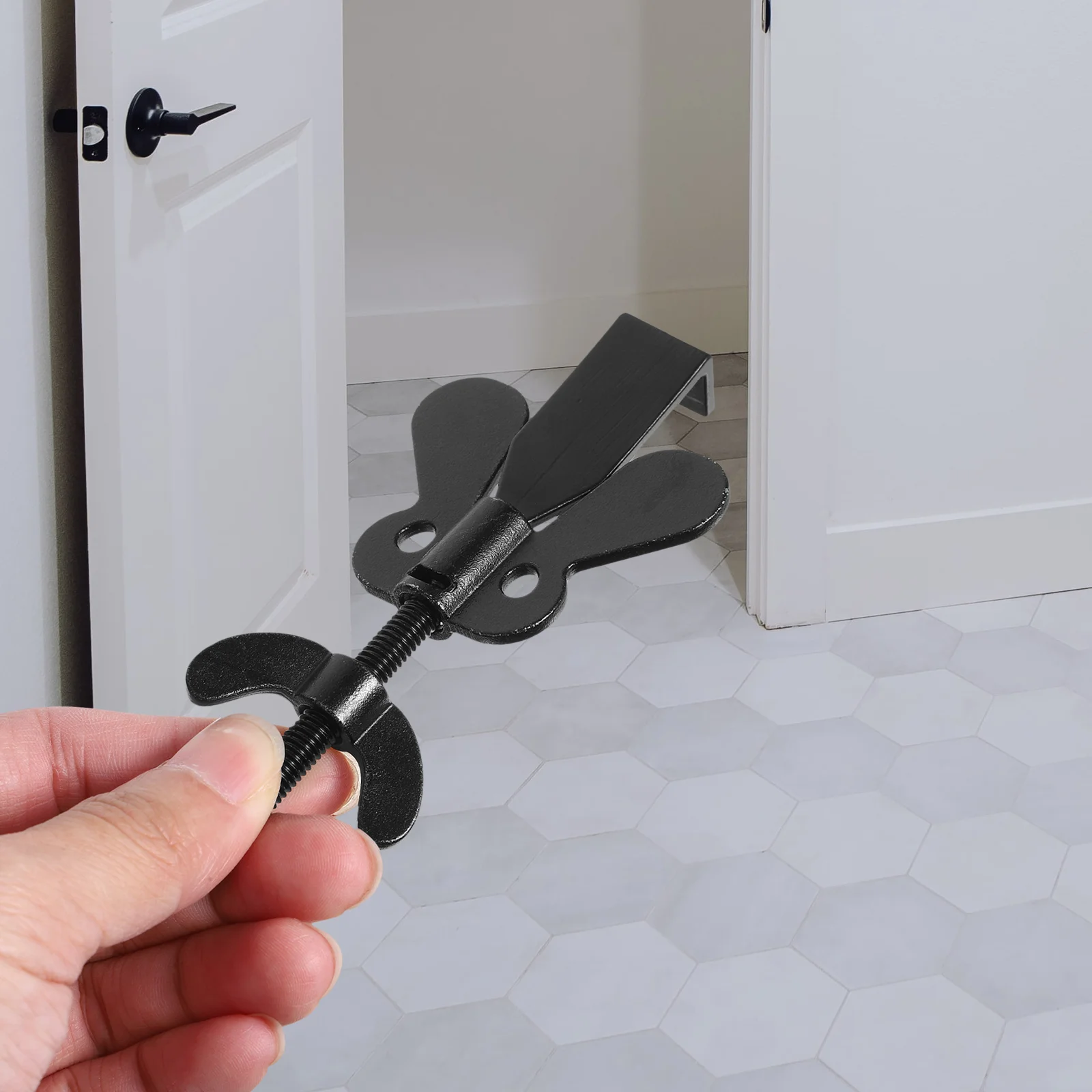 

Portable Blocker Stainless Steel Hotel Lock Heavy Duty Stopper Security Device Metal Door Lock Home Security Travel Door Locks