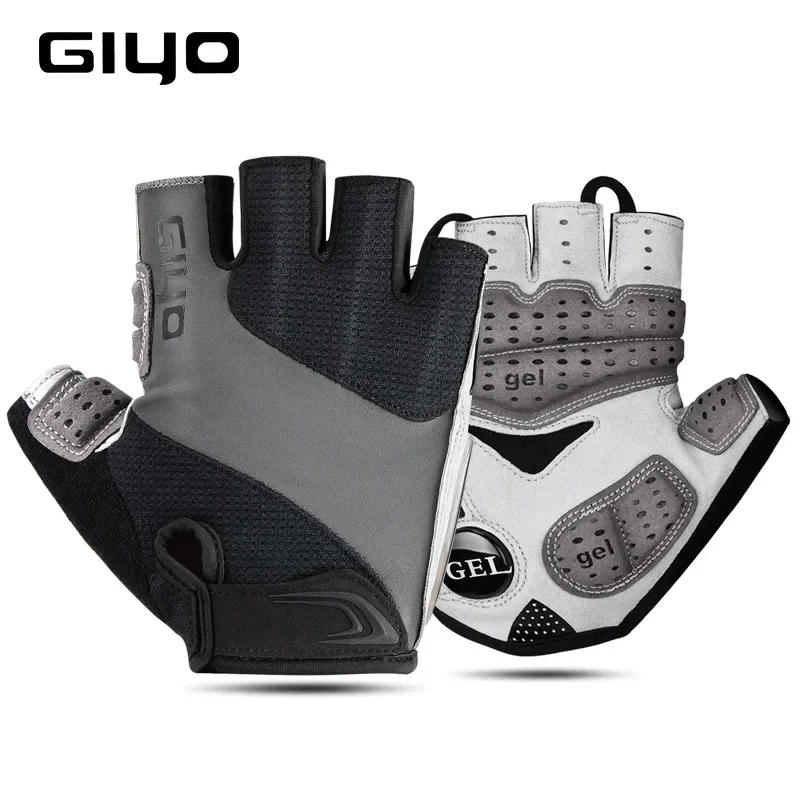 GIYO S-10 Newest Summer MTB Bike Half Finger Cycling Glove Bicycle Breathable Shock Absorbing Sport Gloves Antiskid