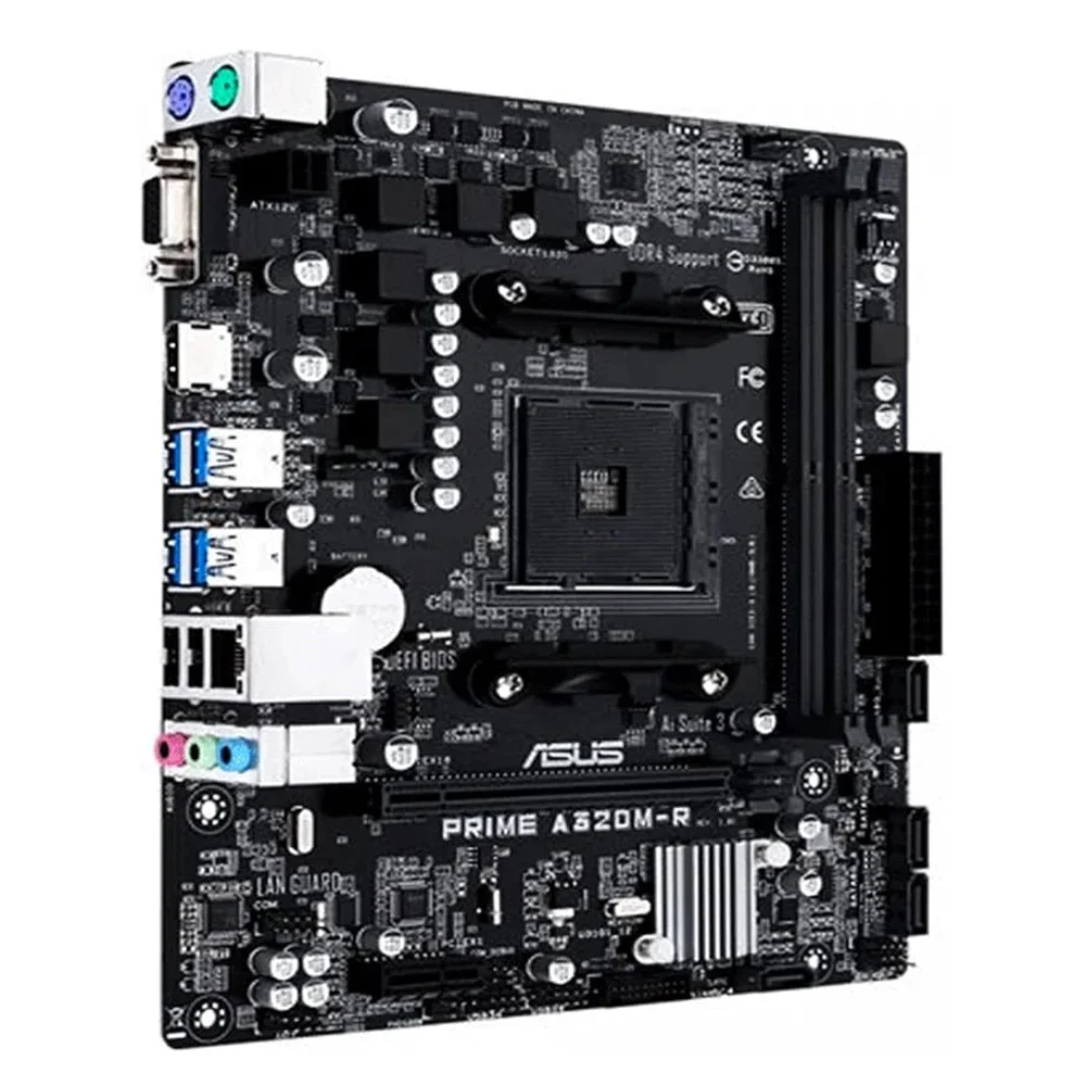 Placa base ASUS PRIME A320M-R A320 AM4 para AMD Ryzen 5/7/3 5600G 5700G 3200G CPU DDR4 SATA 3,0 M.2 NVMe SSD Micro-ATX