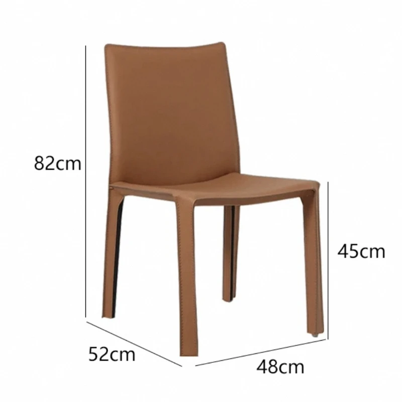 لغرفة المعيشة الحديثة كراسي تناول الطعام الترفيه المتقدمة السرج كراسي تناول الطعام الجلدية الحديثة مقهى أثاث المنزل Sillas Lscy #6