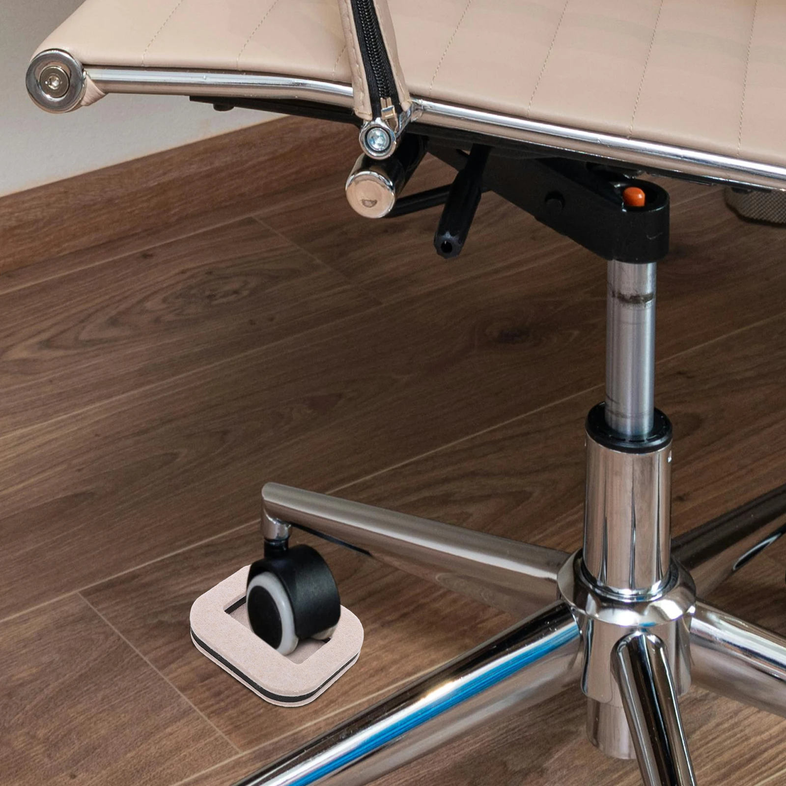 4 Pcs Anti-slip Card Pad Felt Caster Cup Furniture Grippers Floor Pads for Chair Stoppers Wheels