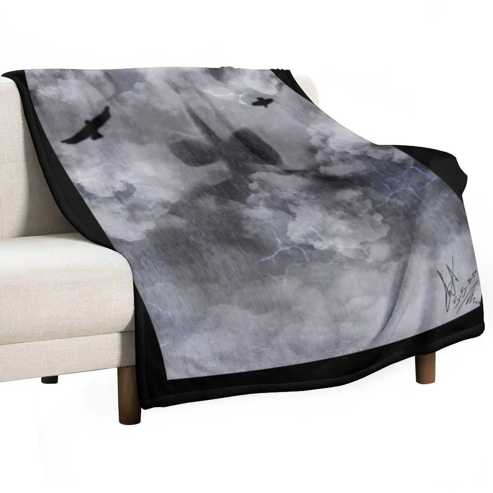 

Siren head Throw Blanket decorative Flannels Personalized Gift Luxury St Blankets