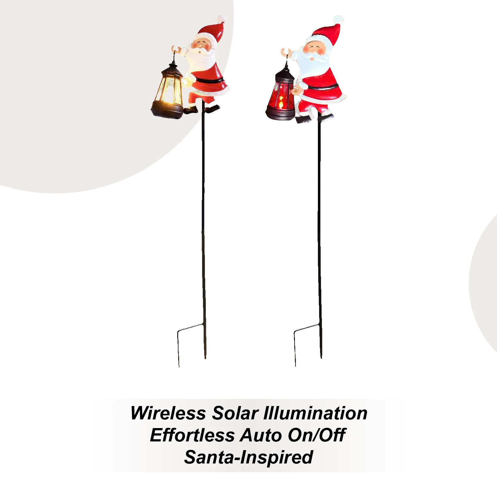 

Солнечные рождественские огни, светодиодная лампа, дизайн Санта-Клауса, солнечные рождественские огни, уличные украшения для сада, двора, дома, патио, лужайки