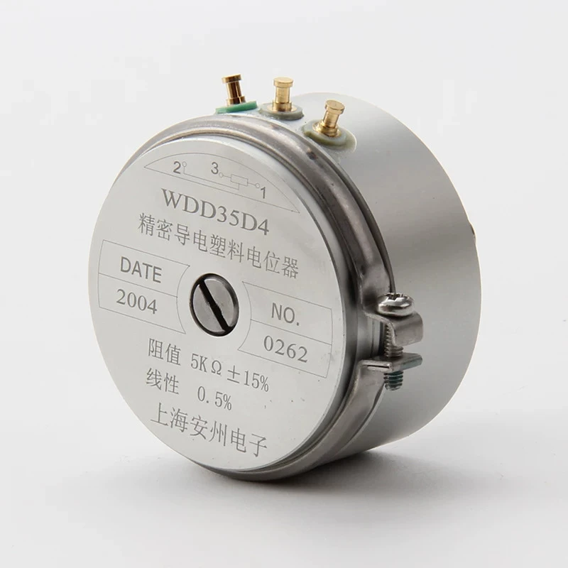 WDD35D-4 1K 2K 5K 10K Precision 0.5% Short Axis 18mm Precision Conductive Plastic Potentiometer