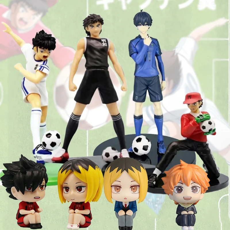 

Anime Kozume Kenma Look Up Haikyuu Kuroo Figurine Ozora Captain Tsubasa Figures Kojiro Wakabayashi Figura Blue Lock Isagi Toys