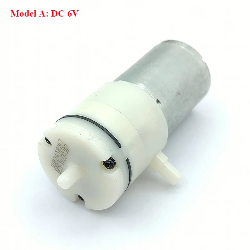 1PCS DC6V 12V 24V Mini 370 Motor Diaphragm Air Pump Vacuum Pump Negative Pressure Suction Pump DIY Breast Pump Inflator Aquarium