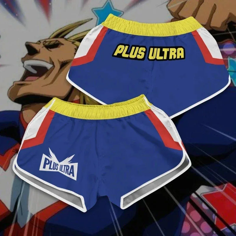

New Anime My Hero Academia All Might Cosplay Costumes Swimming Pants One For All Beach Shorts Women Men Sweatpants Swimsuit